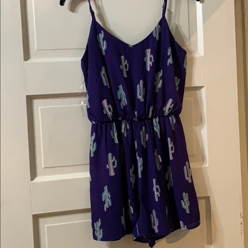 Cactus romper (size small)